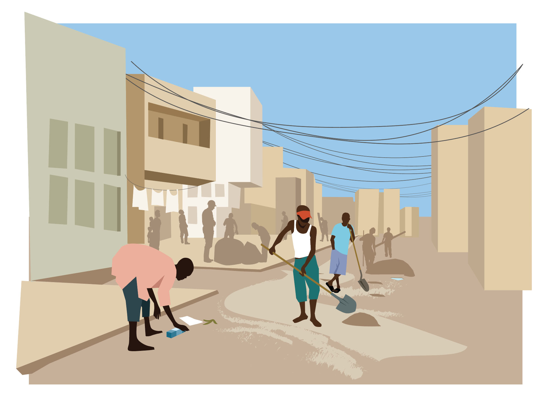 illustration rue afrique